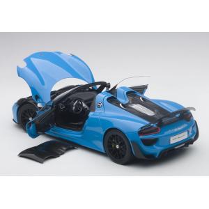 Porsche 918 Spider Closed Roof 2013 Riviera Blue AA77924