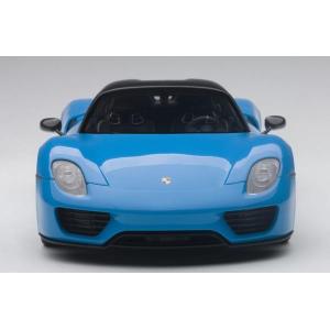 Porsche 918 Spider Closed Roof 2013 Riviera Blue AA77924