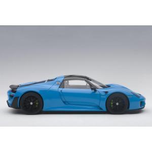 Porsche 918 Spider Closed Roof 2013 Riviera Blue AA77924