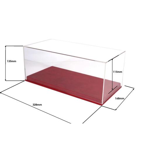 Vetrina Display Box Base In Pelle Leather Base Rossa Lungh.Lenght Cm 32.5 X Largh.Width Cm 16.5 X Alt.Height Cm 13.5 VET1804A1