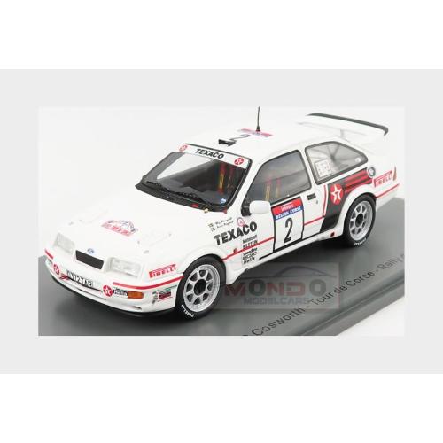 Ford England Rs Cosworth #2 Rally Tour De Corse 1987 S.Blomqvist B.Berglund White