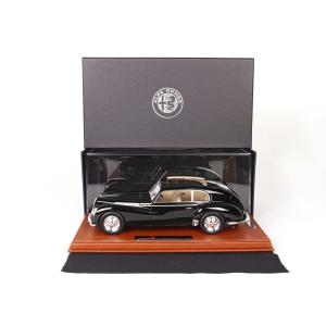 Alfa Romeo 6C 2500 Freccia D'Oro Open Roof 1949 Con Vetrina With Showcase Gloss Black BBRC1812V