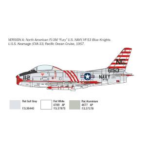 North American Fj-2/3 Fury Plan Aereo Kit IT2811