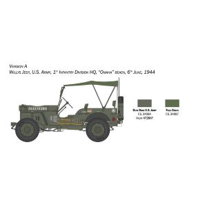 1:24 ITALERI Willys Jeep MB 80th Year Anniversary Kit IT3635