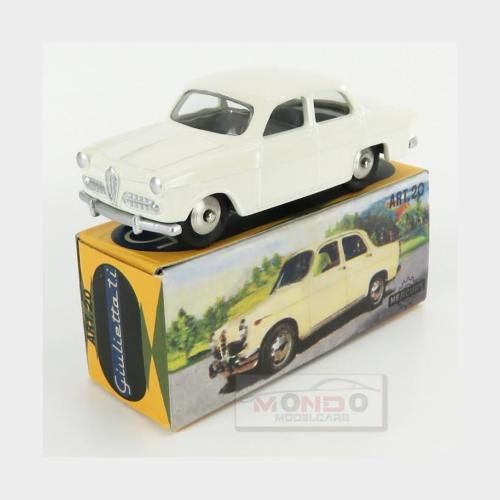 1:48 EDICOLA Alfa Romeo Giulietta Ti 1960 White MERATCOLL043