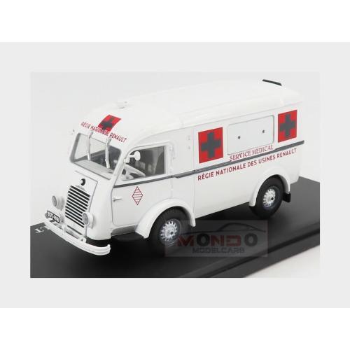 1:43 EDICOLA Renault 206 E1 Van Ambulance Service Medical Regie Nationale Des Usines Renault 1959 White G111N035