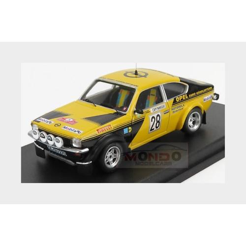 1:43 TROFEU Opel Kadett Gt/E #28 Rally Montecarlo 1976 A.Kullang J.Andersson Yellow Black TRDSN07