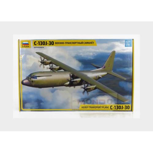 1:72 ZVEZDA Lockheed Martin C-130J-30 Airplane Military Heavy Transport Plane 1954 Kit ZS7324
