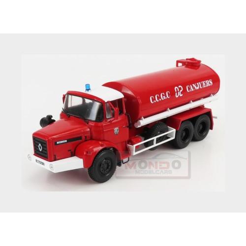 1:43 EDICOLA Renault Vi Gbh 280 6X6 Tanker Truck France 1984 Red WORLDFIRECENT013