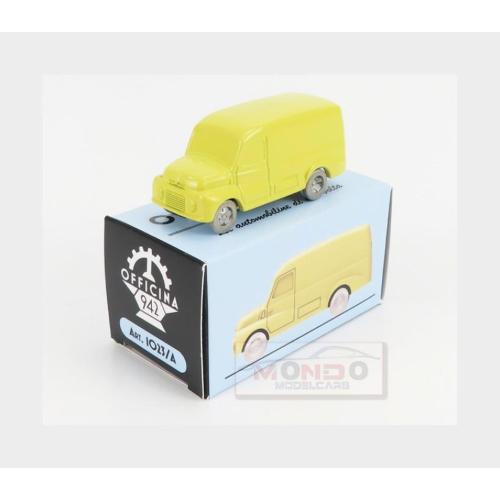 1:76 OFFICINA-942 Fiat 615 Furgone Van 1953 Yellow ART1023A
