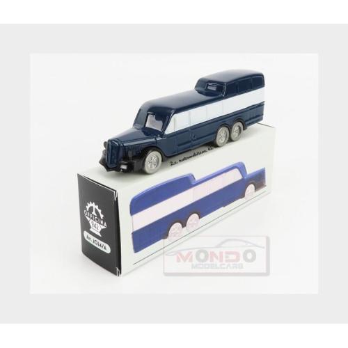 1:76 OFFICINA-942 Om Fiat Titano Autobus Gran Turismo Panoramico Carrozzeria Varesina 1938 Blue White ART2024B