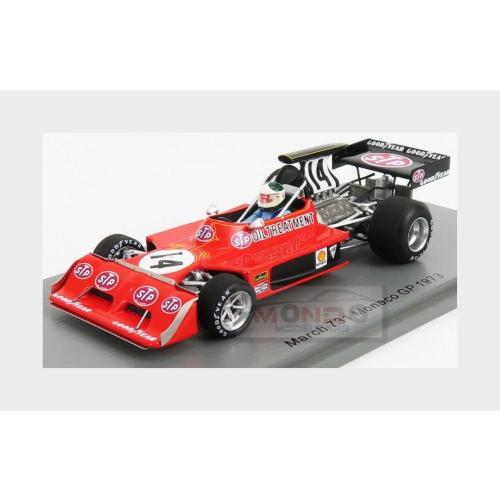 1:43 SPARK March F1 731 #14 Monaco Gp 1973 J.P.Jarier Red Black S7265