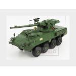 1:48 SOLIDO Tank M1128 Mgs Stryker 2003 Con Vetrina With Showcase Military Green SL4800203