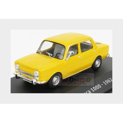 1:43 EDICOLA Simca 1000 1962 Con Vetrina With Showcase Yellow ABADD128