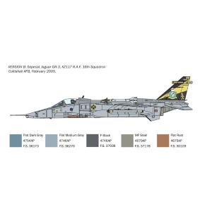 1:72 ITALERI Sepecat Jaguar Gr.1-3 Raf Kit IT1459