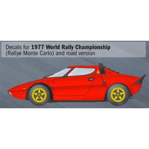 1:24 ITALERI Lancia Stratos Hf Alitalia #1 Winner Rally Montecarlo 1977 + Hf Street Version 1974 Kit IT3654