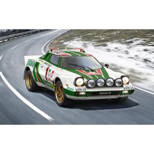 1:24 ITALERI Lancia Stratos Hf Alitalia #1 Winner Rally Montecarlo 1977 + Hf Street Version 1974 Kit IT3654