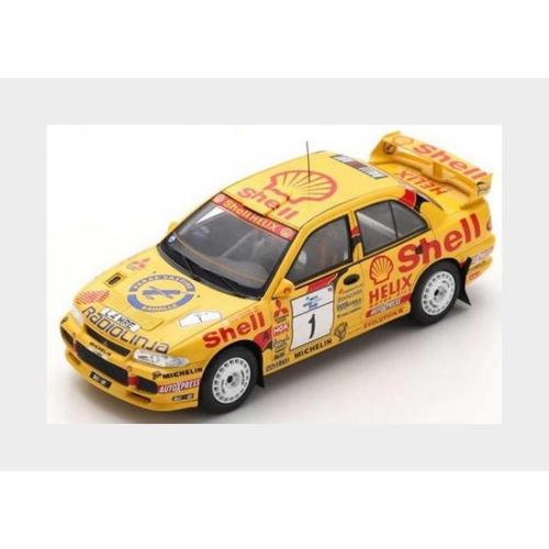 1:43 SPARK Mitsubishi Lancer Evolution Mkiii #1 Winner Rally Finland 1000 Lakes 1995 T.Makinen S.Harjanne Yellow S6502