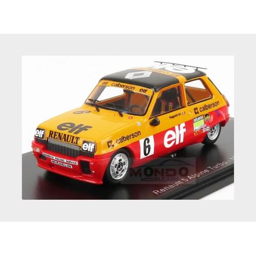 1:43 SPARK Renault R5 Alpine Turbo #6 Rally 1984 J.Ragnotti Yellow Red Black SF151