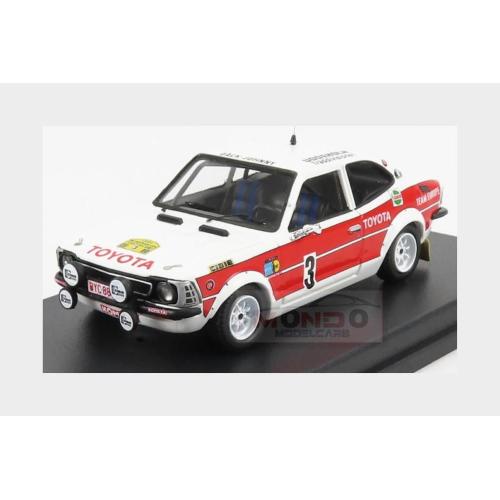 1:43 TROFEU Toyota Corolla #3 Rally Sweden 1971 H.Mikkola A.Hertz White Red TRRSE13