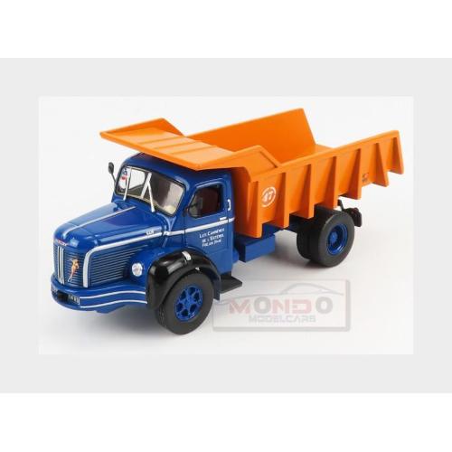 1:43 EDICOLA Berliet Glm10 Truck Cassone Ribaltabile 1953 Movimento Terra Blue Orange G111A001