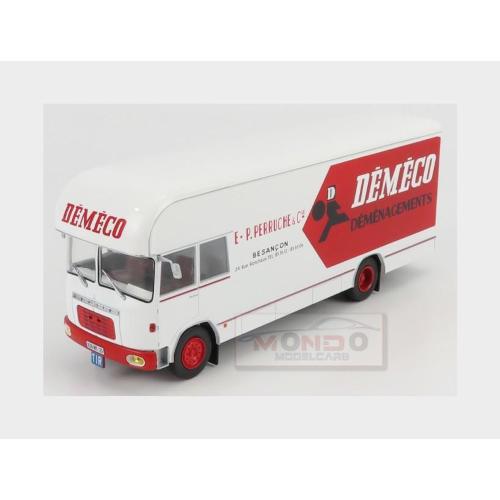 1:43 EDICOLA Berliet Gbk75 Truck Demeco 1967 White Red G111A002