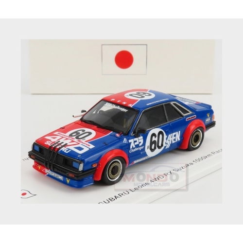 1:43 SPARK Subaru Leone Rx 4Wd #60 1000Km Fuji 1983 K.Shimizu Y.Takoaka T.Itabashi Blue Red SJ064