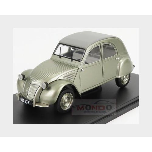 1:24 EDICOLA Citroen 2Cv A Cabriolet Closed Roof 1948 Grey ABCIT012