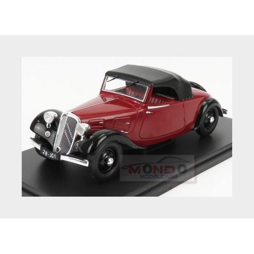1:24 EDICOLA Citroen Traction 7C Avant Cabriolet Soft-Top Closed 1934 Copper Black ABCIT029