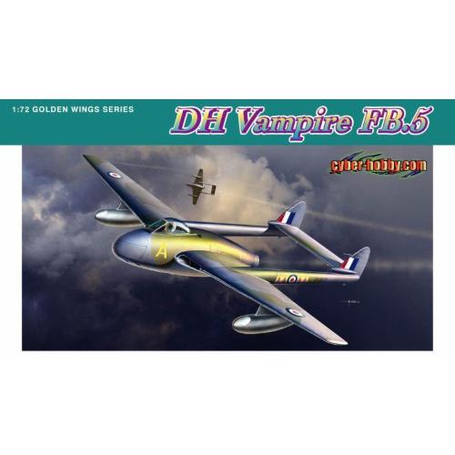 1:72 DRAGON Ch Fighter Bomber Vampire Fb.5 Kit DR5085