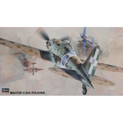 1:48 HASEGAWA Macchi Mc.202 Folgore Airplane Military 1943 Kit HASJT32