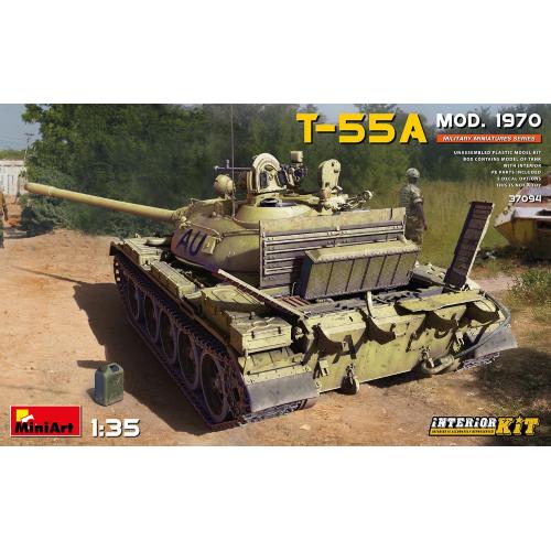 1:35 MINIART T-55A Mod. 1970 Interior Kit Kit MA37094