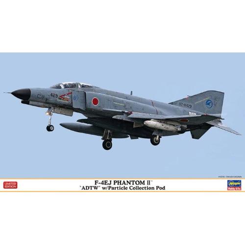 1:72 HASEGAWA F-4Ej Phantom Ii Adtw W/Particle Collection Pod Kit HA02369