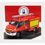 1:43 ALERTE Iveco Fiat New Daily 70-170 Double Cabine Ccrl Sapeurs Pompiers Vpi Gimaex 2019 Red Yellow ALERTE0093