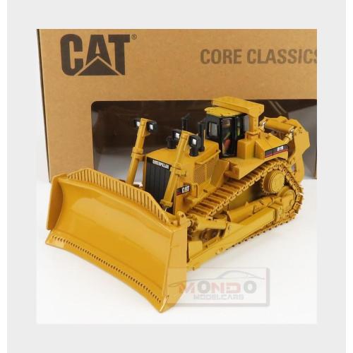 1:50 DM MODELS Caterpillar Catd11R Dozer Ruspa Cingolata Scraper Type Tractor Yellow Black DM85025c