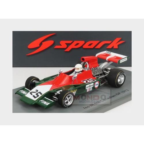 1:43 SPARK Iso Rivolta F1 Ir #25 Canada Gp 1973 H.Ganley Green Red White S7575