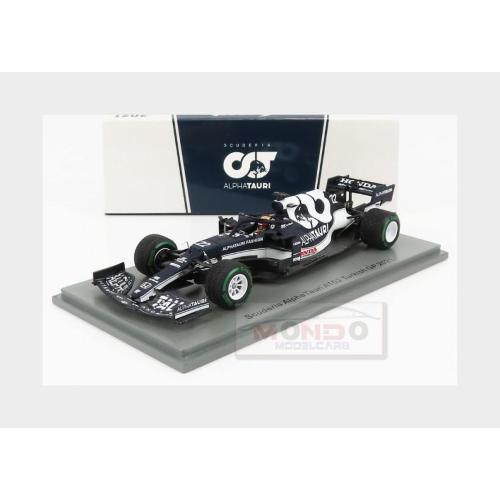 1:43 SPARK Alpha Tauri F1 At02 Honda Ra620H Team Alpha Tauri #22 Turkish Gp 2021 Yuki Tsunoda White Blue S7699
