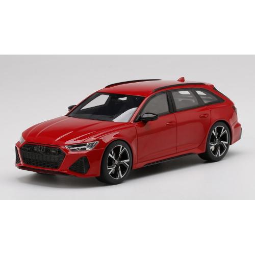 1:18 TRUESCALE Audi Rs6 Avant Carbon Black Tango Red Top Speed TS0327