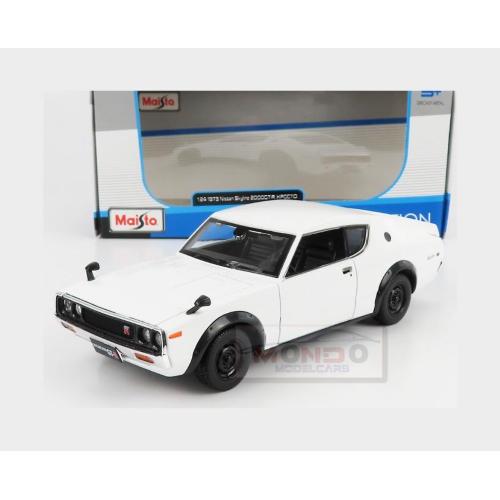 1:24 MAISTO Nissan Skyline 2000 Gt-R (Kpgc110) Coupe 1973 White MI31528