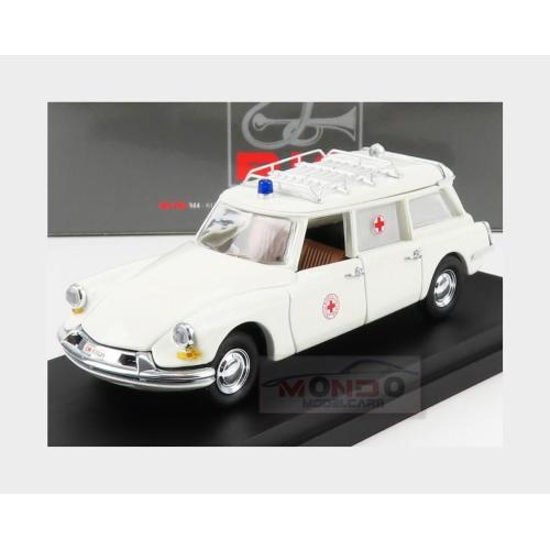 1:43 RIO Citroen Id19 Break C.R.I. Croce Rossa Italiana 1958 Ambulance White RIO4665