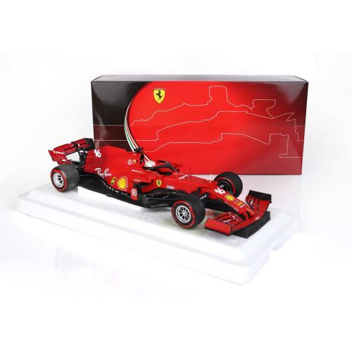 1:18 BBR Ferrari F1 Sf21 Team Scuderia Ferrari Mission Winnow #16 4Th Emilia Romagna Italy Gp Soft Red Tires 2021 Charles Leclerc BBR211816DRY