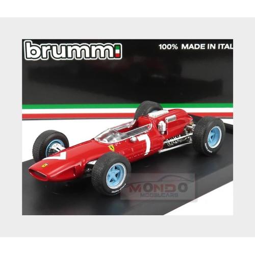 1:43 BRUMM Ferrari F1 158 #7 Winner German Gp John Surtees 1964 World Champion Red R290B