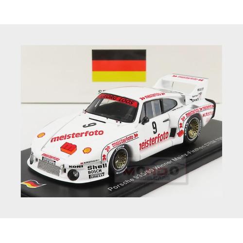1:43 SPARK Porsche 935/80 #9 Winner Mainz-Finthen Drm 1980 Bob Wollek White SG461
