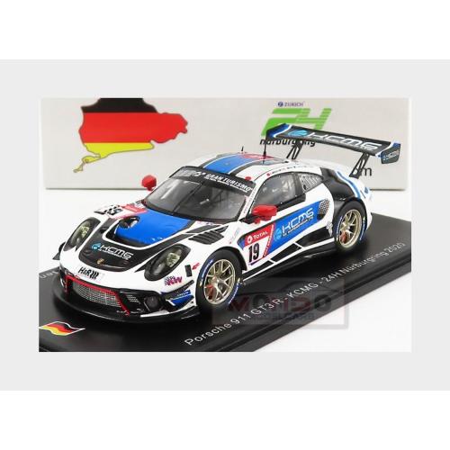 1:43 SPARK Porsche 911 991-2 Gt3 R Team Kcmg #19 24H Nurburgring 2020 A.Imperatori E.Liberati J.Burdon D.Olsen White Blue Black SG708