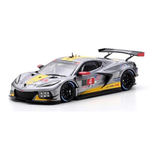 1:43 TRUESCALE Chevrolet Corvette C8.R #4 2Nd Place Imsa 24H Daytona 2021 TSM430551