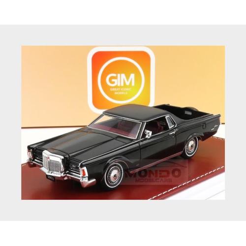 1:43 GREAT-ICONIC-MODELS Lincoln Continental Mark Iii Farm And Ranch 1971 Black GIM012B