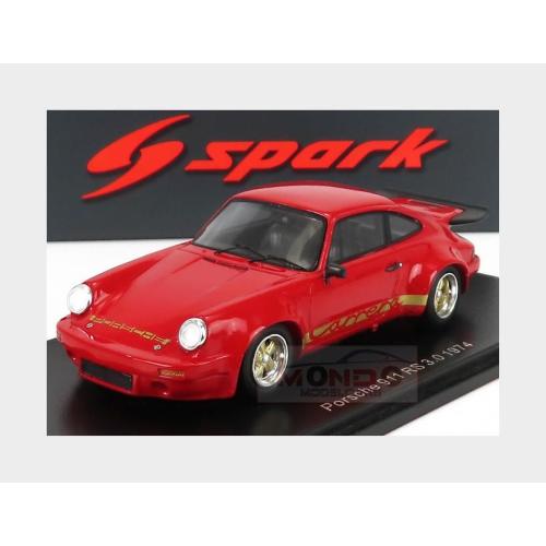 1:43 SPARK Porsche 911 3.0 Rs Coupe 1974 Red S7639