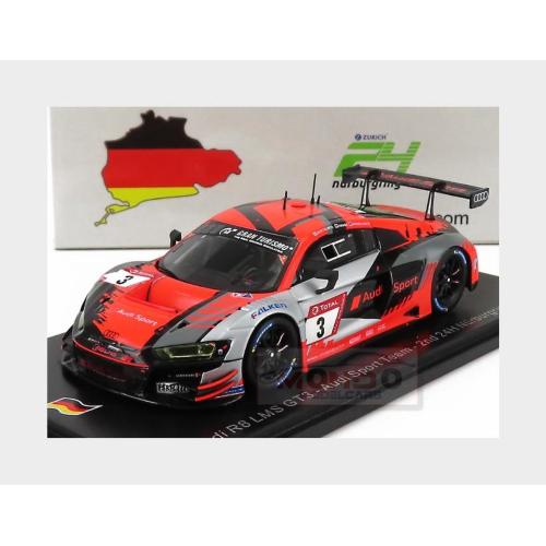 1:43 SPARK Audi R8 Lms Gt3 Team Audi Sport #3 24H Nurburgring 2020 M.Bortolotti C.Haase M.Winkelhock Orange Grey SG681