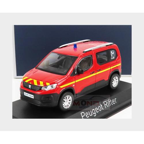 1:43 NOREV Peugeot Rifter Pompiers 2019 Red Yellow NV479069