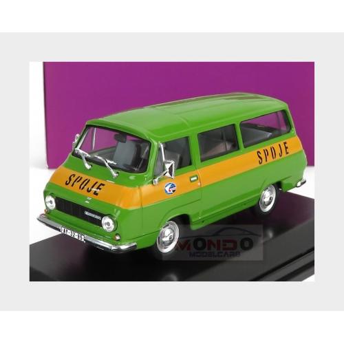 1:43 ABREX Skoda 1203 Minibus Poste Spoje 1974 Green Yellow 143ABSX-705F02